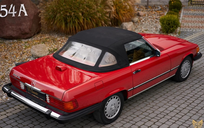 Mercedes-Benz SL cena 119000 przebieg: 267000, rok produkcji 1987 z Głogów Małopolski małe 596